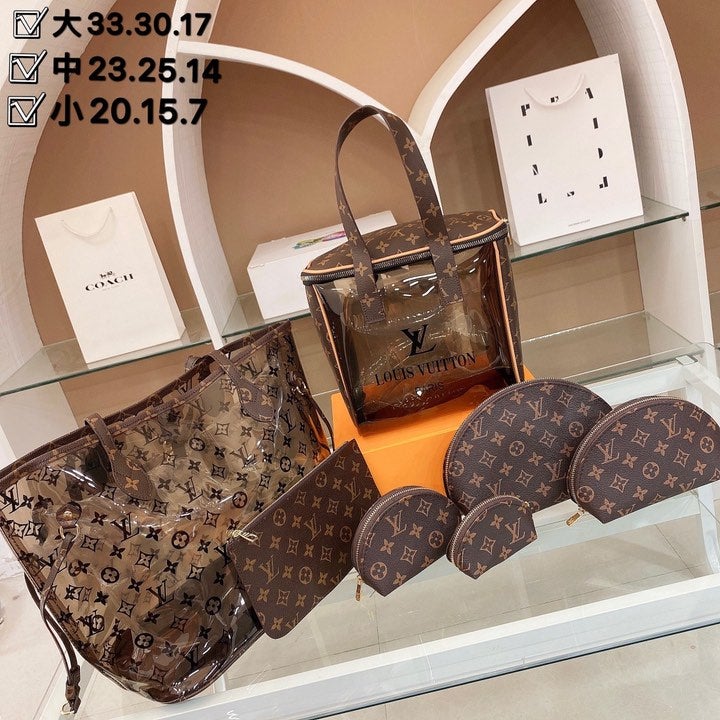 lv clear tote